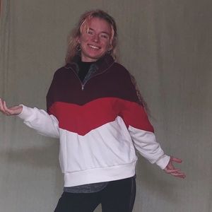 A half zip pullover shirt